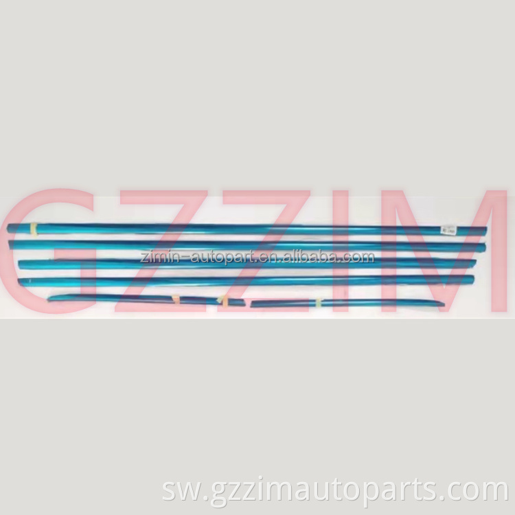 Car Chrome Window Trim Door Seal Weatherstrip For FJ120 2003 - 2009